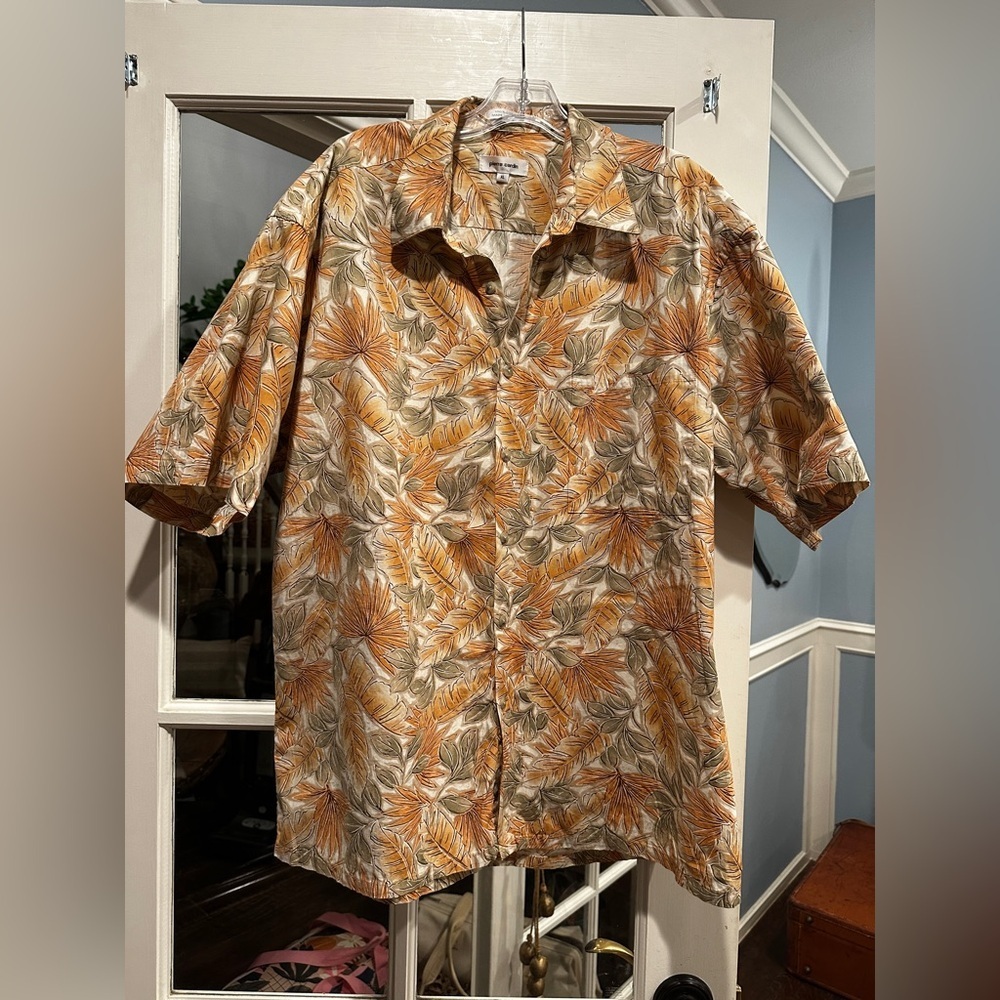 Men’s XL Pierre Cardin floral Hawaiin shirt